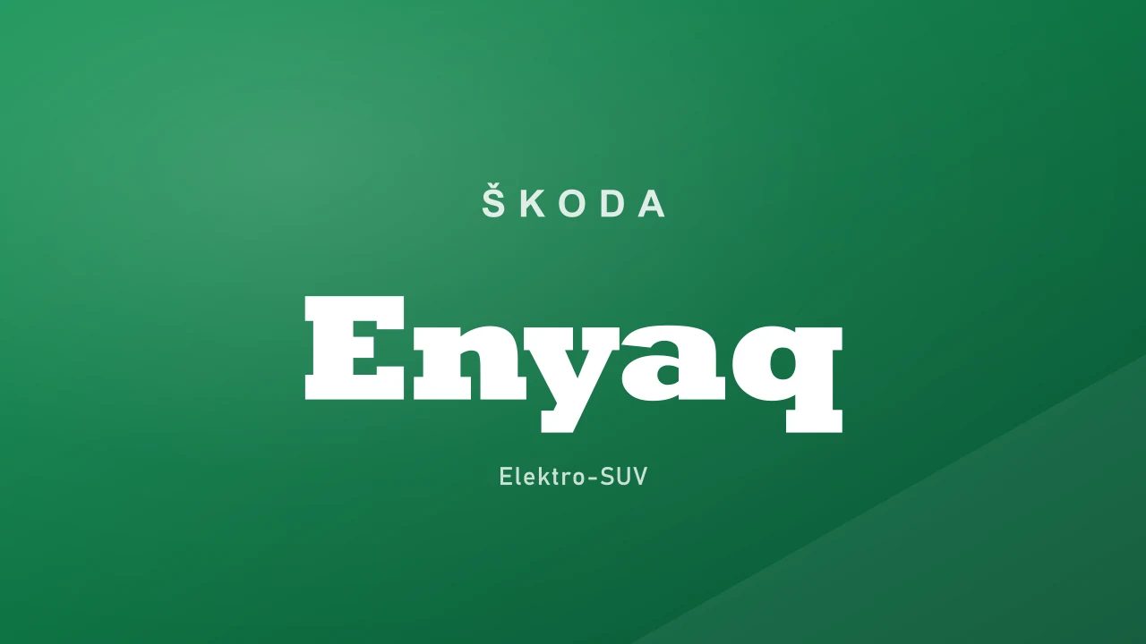 ŠKODA Enyaq — SUV bei Automobilsalon Bellemann Wiesloch