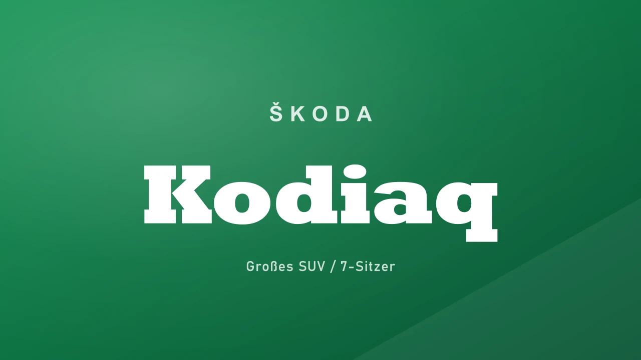 ŠKODA Kodiaq iV — Plug-in-Hybrid SUV / 7-Sitzer bei Automobilsalon Bellemann Wiesloch